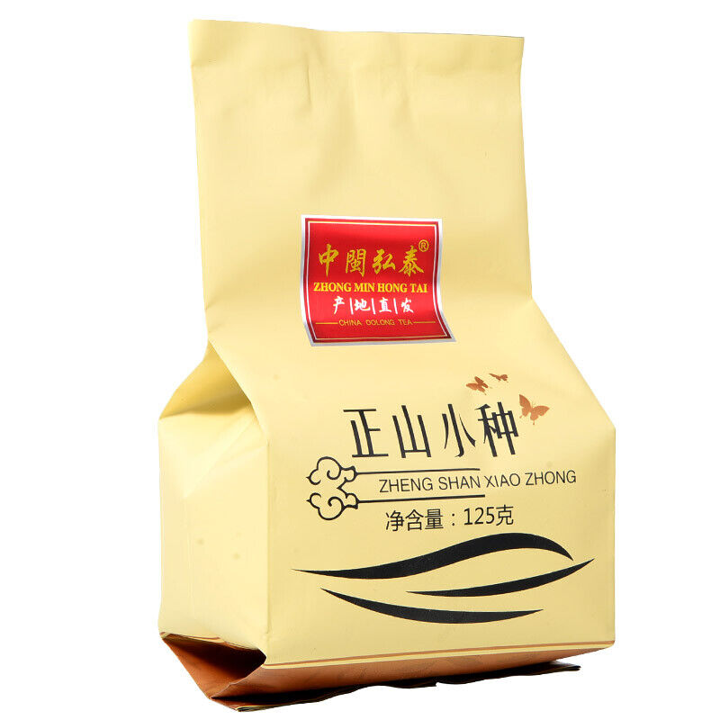 HelloYoung TeaFujian Wuyi Non-Smoked Lapsang Souchong Tea Black Tea High Mountain Tea 125g