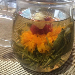 HelloYoung Flower Tea Blooming Tea Balls Flowering Tea 130g 16 Types Handmade Blooming