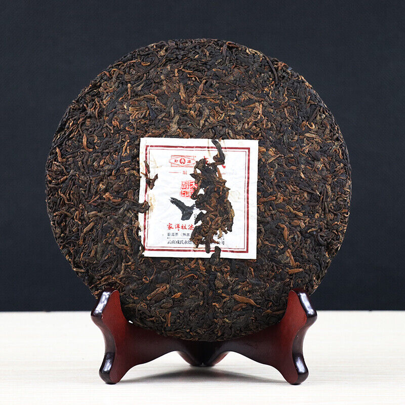 HelloYoung Aged Ripe Puer Tea Mu Ye Chun MengKu Rongshi Pu-erh Tea Palace Ancient Tree 400g