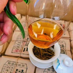 Yunnan Raw Pu-erh Tea 2003 Jing Mai Mountain Loose Leaf Aged Pu'er Raw Tea 250g