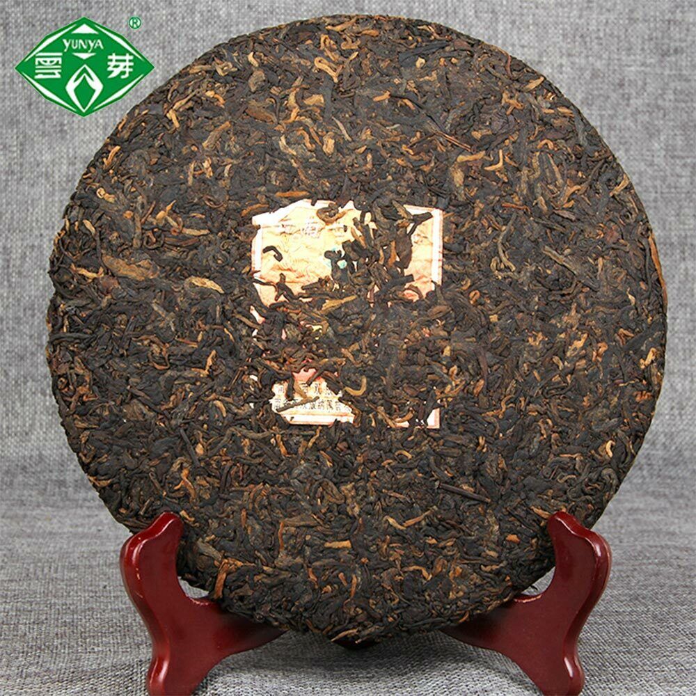 HelloYoung Puwen YUNYA Puer Ripe Pu-erh "Phoenx" Feng Bing Shu Puerh Tea Cake 400g