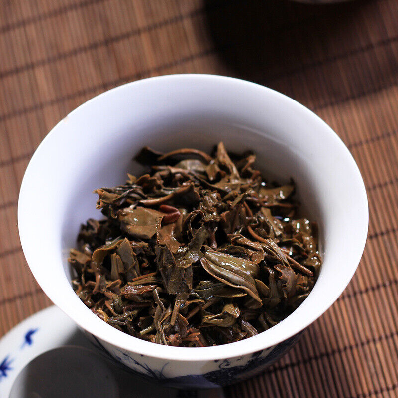 HelloYoung Ancient Tree Cha Pu Erh Tea 0432 Ba Jiao Ting Li Ming Puer Pu Er Tea Cake 357g