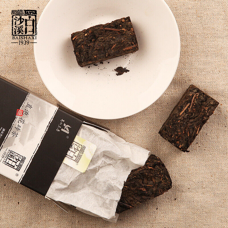 HelloYoung 240g Top Instant Assorted Black Tea Brick Anhua Dark Tea Fu Cha Healthy Drink