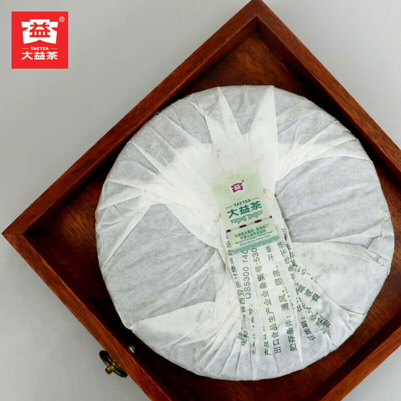 HelloYoung TAETEA 7542 Puer Tea Random Batch Menghai Dayi Raw Pu'er Tea 357g/12.59oz