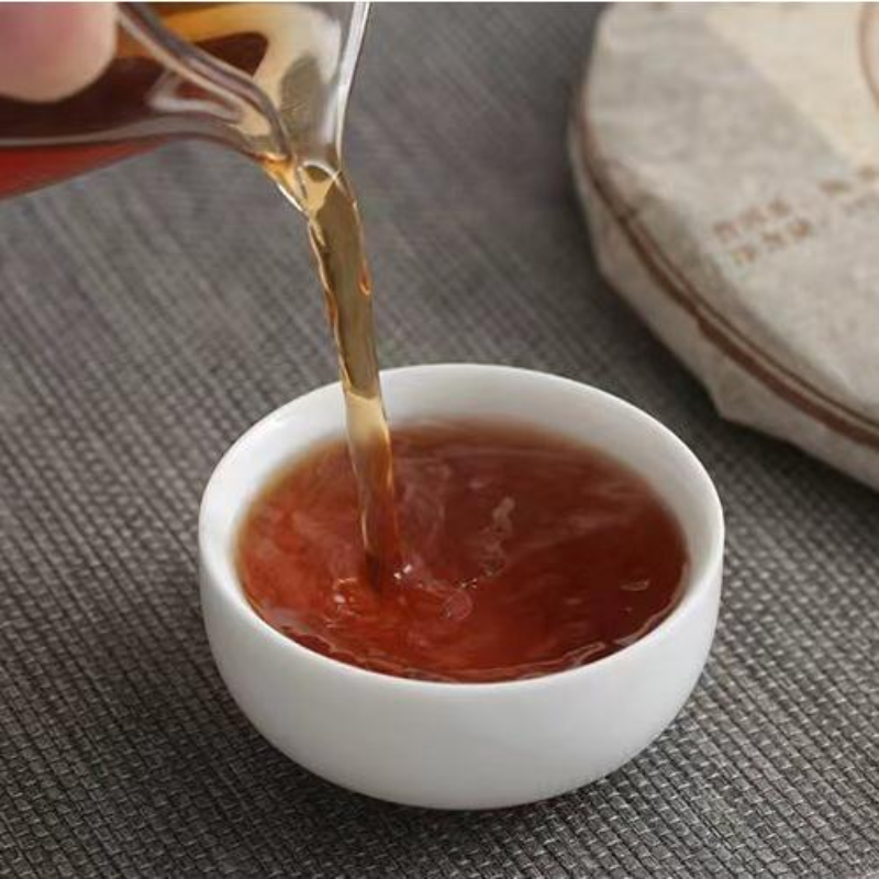 Yunnan Cooked Puerh Tea Top Old Tree Pu-erh Ripe Tea Cake Natural Pu'er Tea 357g