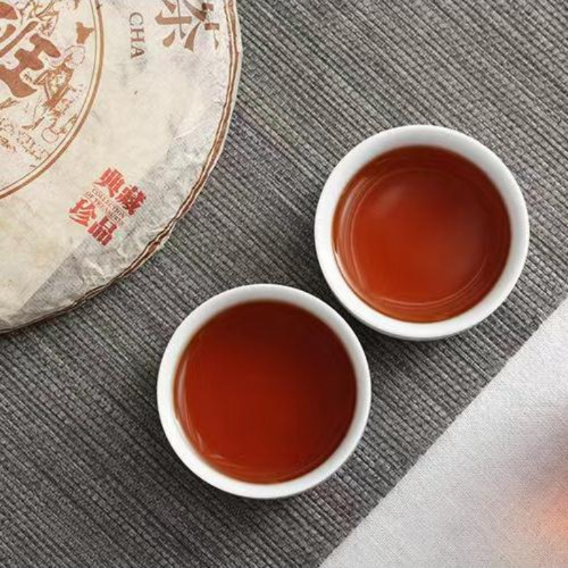 Yunnan Cooked Puerh Tea Top Old Tree Pu-erh Ripe Tea Cake Natural Pu'er Tea 357g
