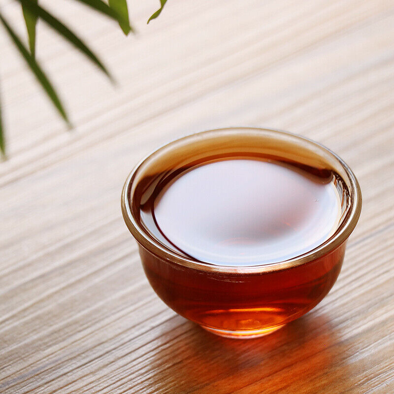 HelloYoung High Mountain Arbor Materials Xiaguan FT7573 Puerh Puer Ripe Tea Cake 357g