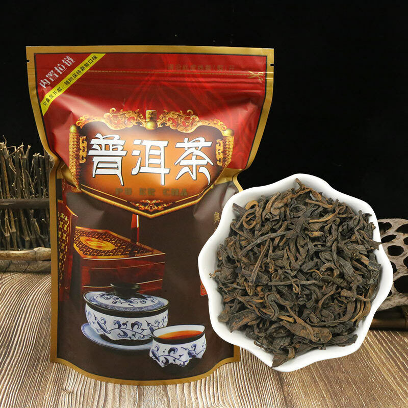 HelloYoung Ripe Puer China Yunnan Shu Pu Erh Chinese Pu-erh Loose Leaf Healthy Tea Year