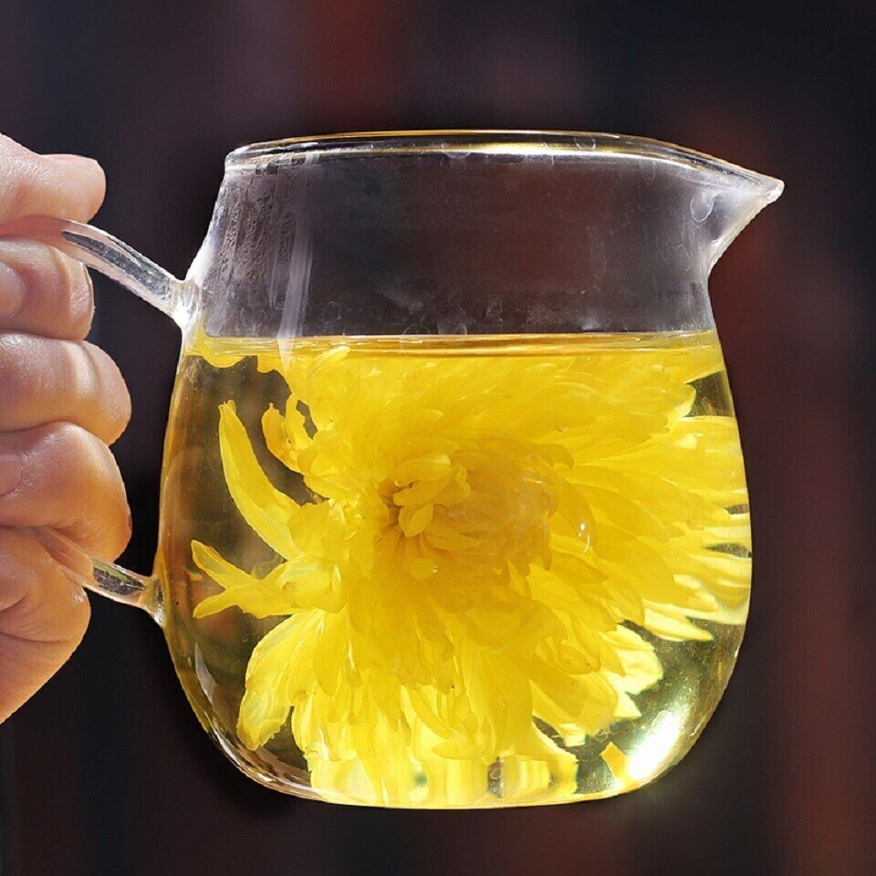 HelloYoung Golden Chrysanthemum Tea  100 Blooms Flower Blossom Cooling Healing Floral Tea