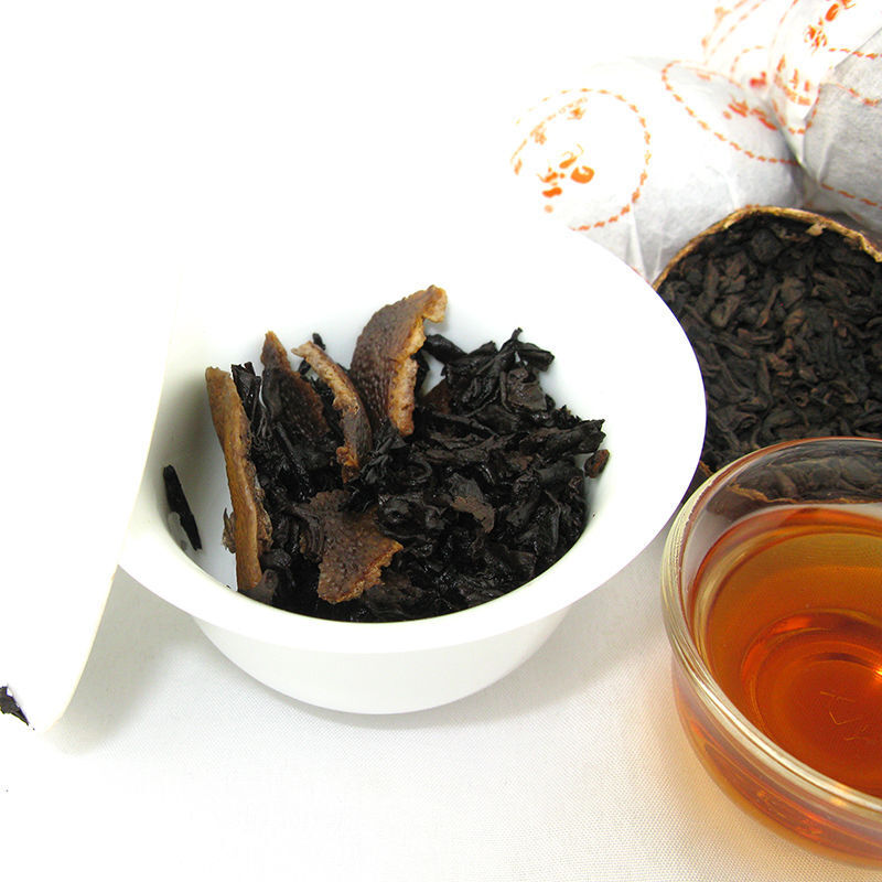 Orange PuErh Tea Yuxiang 8685 Chinese Loose Leaf Ripe Pu-erh Tea Slimming Tea