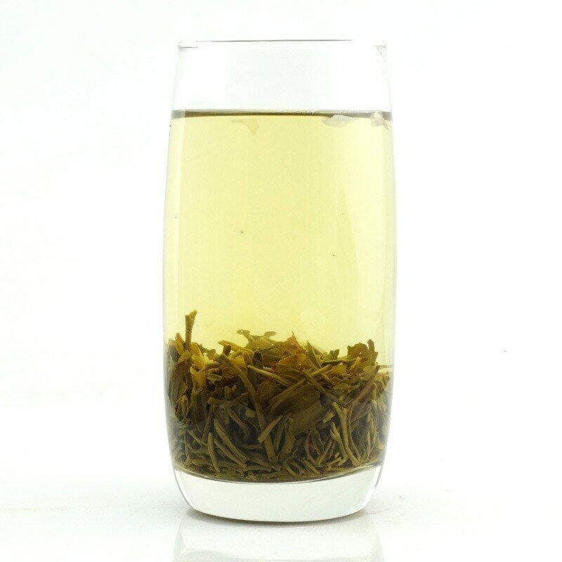 HelloYoung Chinese Organic Jasmine Green Tea Hairy Tip Silver Buds Loose Leaf Flower Tea