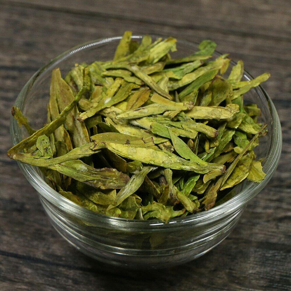HelloYoung 2023 Longjing Chinese Green Tea Dragon Well Lung Ching Tea Xihu Long Jing 100g