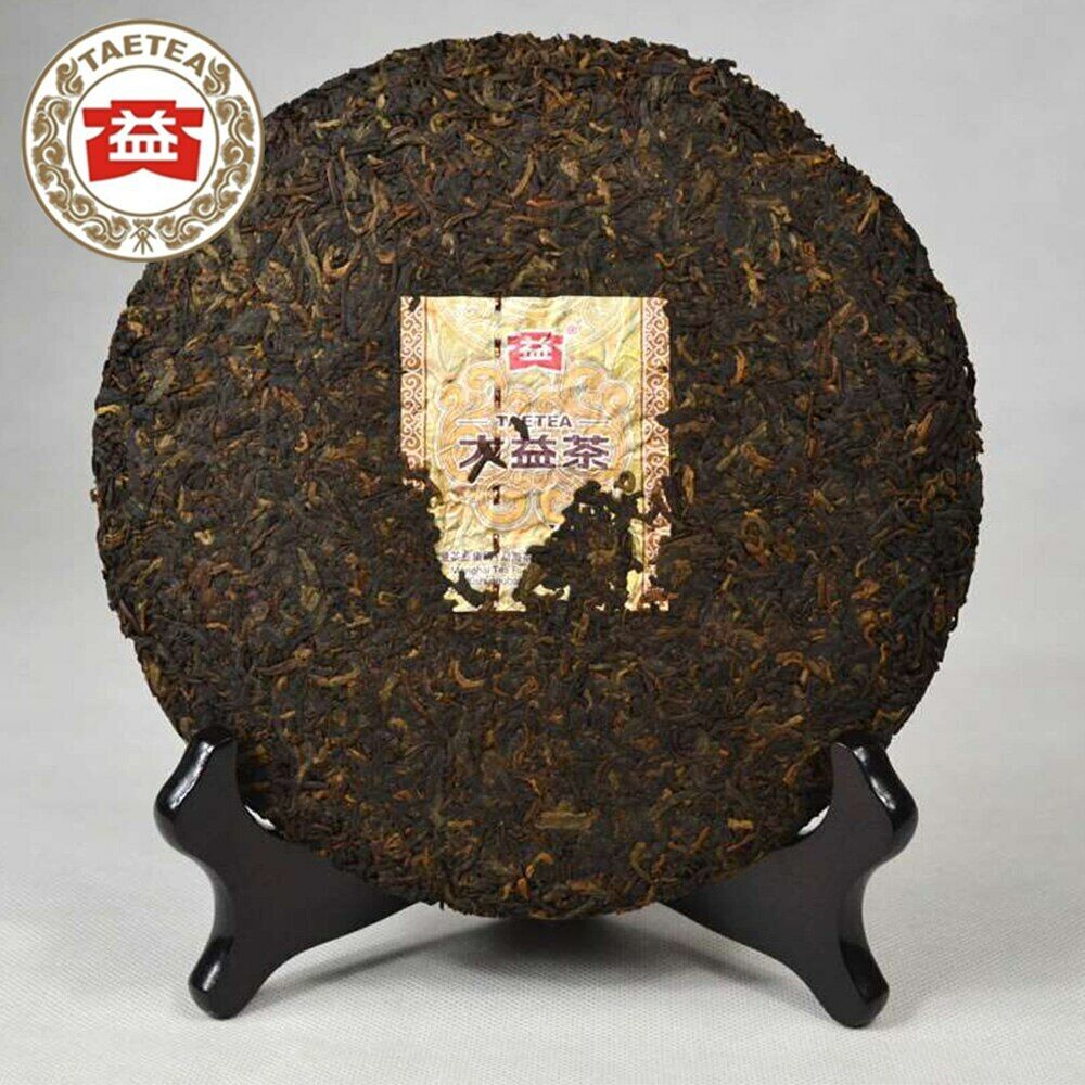 HelloYoung yr TAETEA 7752 Ripe Puer Tea Cake Batch 1601 Shu Pu-erh Tea 357g/12.59oz