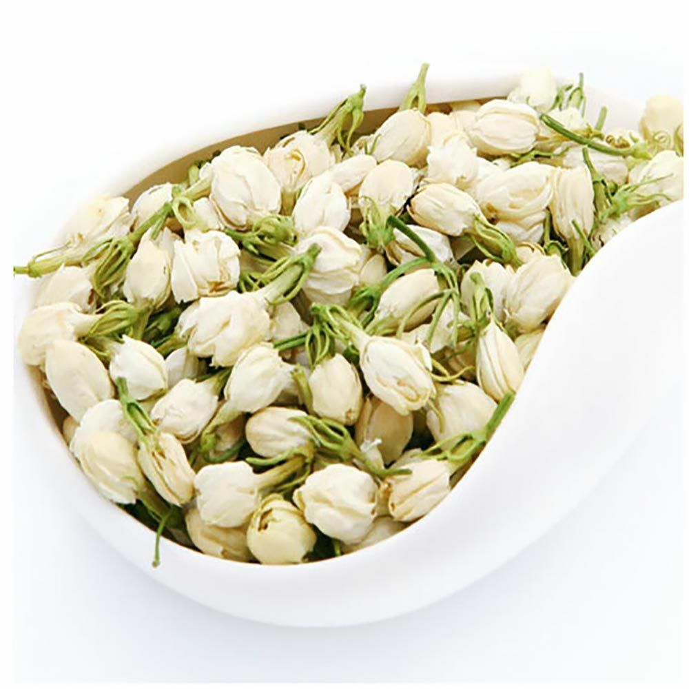 HelloYoung Organic Jasmine Flower Tea Floral Dried Buds Herbal Natural Fragrance Tea