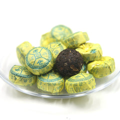 HelloYoung Yunnan Tuocha Tea Chrysanthemum Aroma Ripe Mini Pu Erh Tuo Cha Tea Laocang