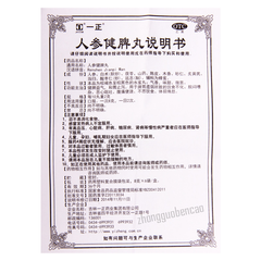 Yizheng Renshen Jianpi Wan 一正人参健脾丸