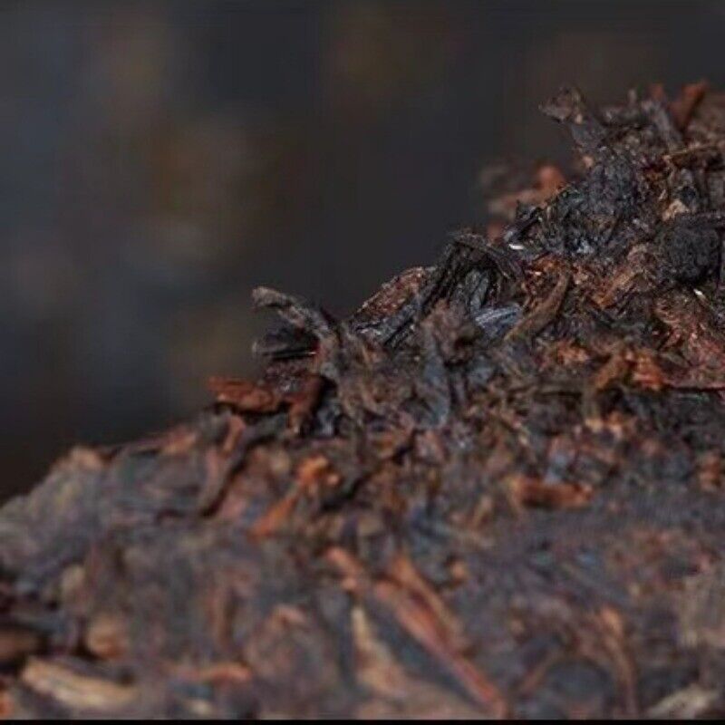 357g Yunnan Qizi Shu Puerh Cake Tea Menghai 7572 Old Pu-erh Ripe Tea Cake