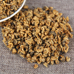HelloYoung Yunnan Fengqing Dian Hong Huang Jin Luo Loose Leaf Golden Dianhong Black Tea