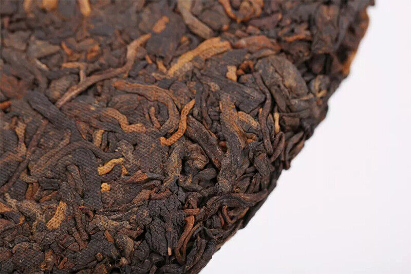 HelloYoung China Tea Pu'er Tea Mark No. 6071 Zhongcha Pu-erh Ripe Tea Puer Shu 357g