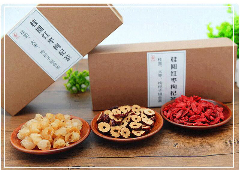 HelloYoung Tea Drink Dried Assorted Herbal Tea A Mixed  Longan+Jujube+Lycii Herbal Tea Bags