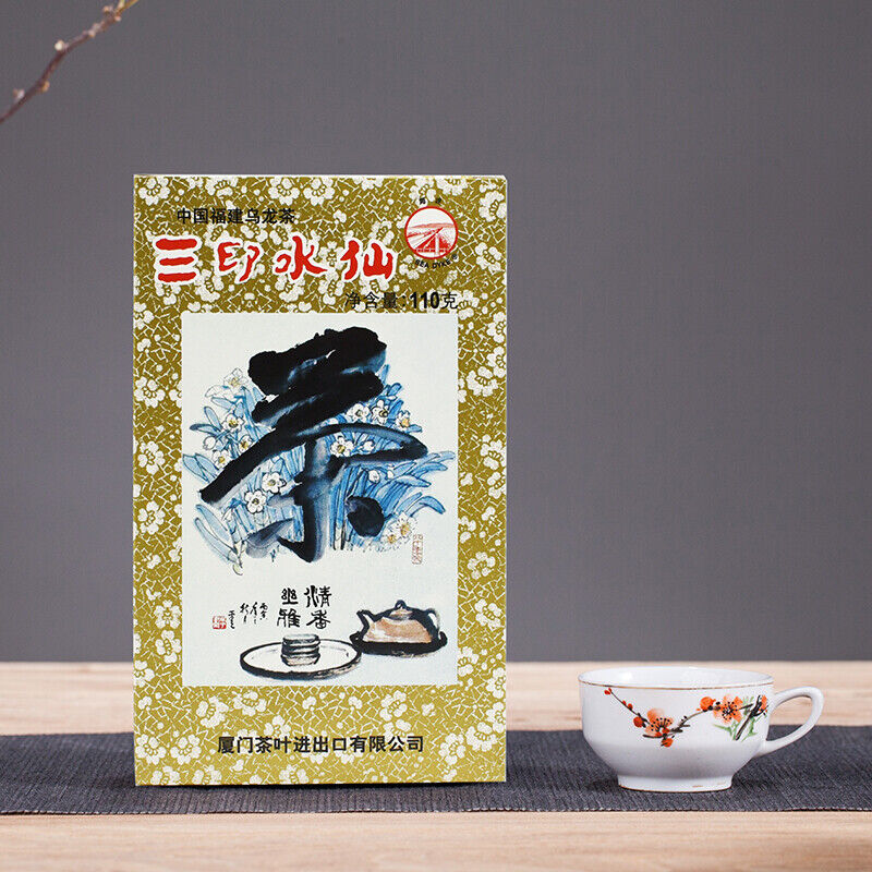 HelloYoung Fujian Wuyi Oolong Tea SAN YIN SHUI XIAN TEA XT806 Three Seals Certified 110g