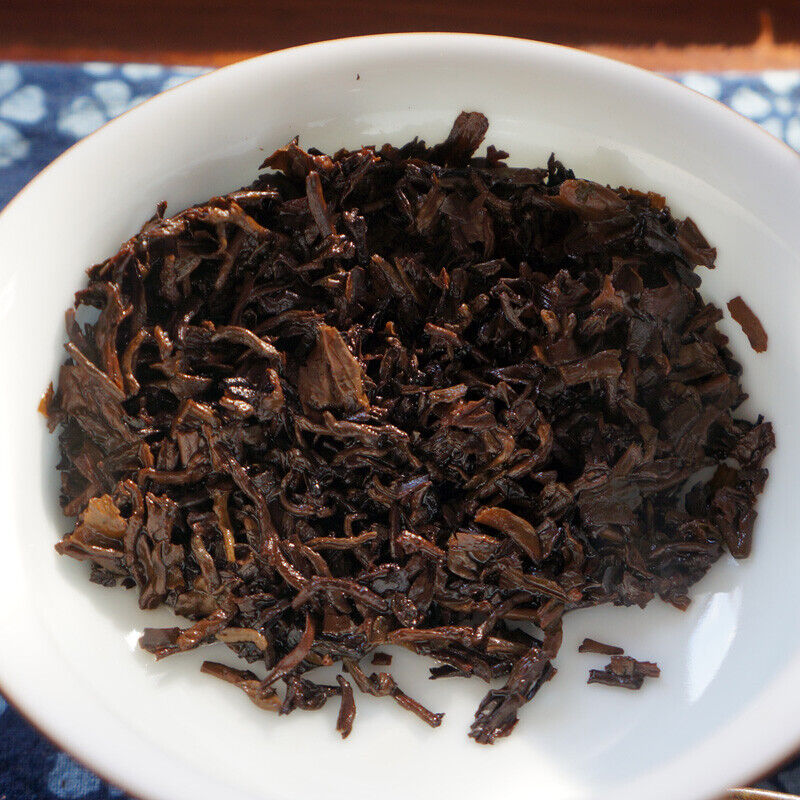 HelloYoung Pu'er Tea Cubes Amber Menghai Dayi Pu-erh Puer Tea Brick Ripe 240g/8.46oz