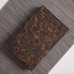 Yunnan Pu'er Brick Tea Yugong Golden Buds Ripe Pu-erh Tea Puerh Cooked Tea 250g