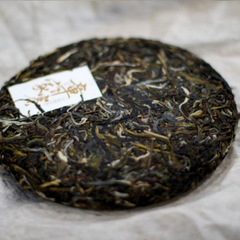 357g Yunnan Raw Puerh Tea Cake Zhangjiazhai Old Pu-erh Shengcha Pu'er Green Tea