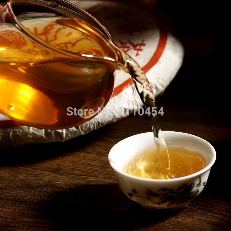 HelloYoung25 Years Health Care Tea Puer 357g Naturally Organic Pu-erh Raw Tea Pu Er Tea