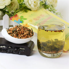 HelloYoung100g Premium Brown Rice Green Tea Genmaicha Sencha with The Rice