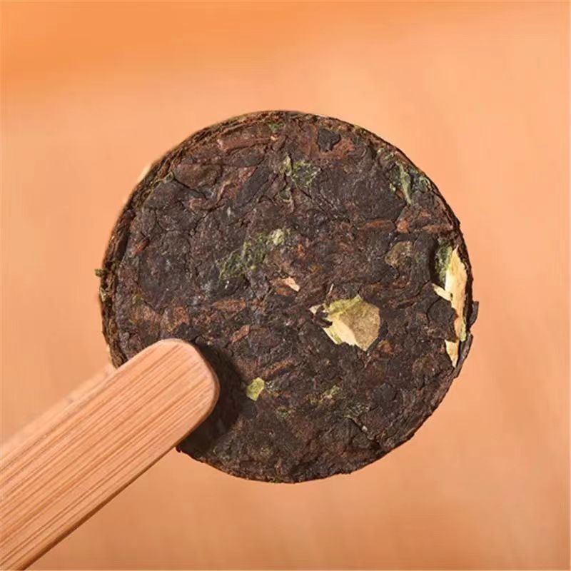 Puerh Cooked Tea Cake Yunnan Natural Ripe Pu'er Tea Mini Pu-erh Black Tea 12Pcs