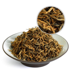 HelloYoung TeaHELLOYOUNG 10Pcs*5g Supreme Wuyi Jinjunmei Eyebrow Black Tea Golden-Buds TEA