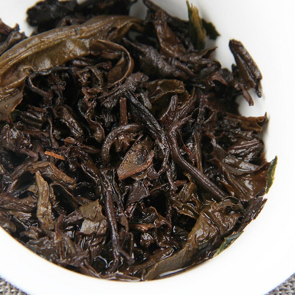 HelloYoung Qi Zi Bing Shu Puerh Tea Menghai Glutinous Rice Fragrant Ripe Puer Tea 357g