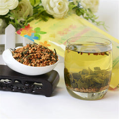 HelloYoung Chinese Organic Herbal Tea Cha Tea Healthy Drink Top Brown Rice Green Tea 100g