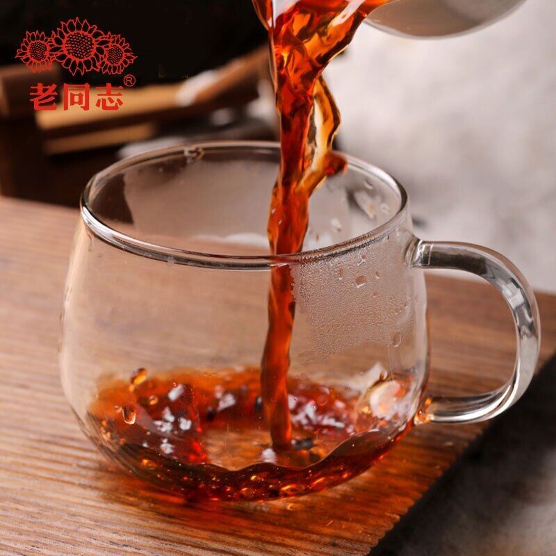 HelloYoung Haiwan Shu Puerh Tea Specialty Batch 221 Ripe Puer Chinese Tea Cake 400g