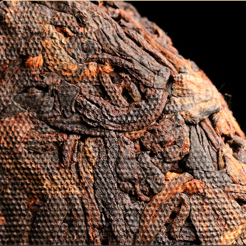 357g Puerh Ripe Tea Cake 5Years Yunnan Pu-erh Cooked Tea Organic Pu'er Black Tea