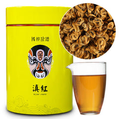 HelloYoung Fengqing Dian Hong Huang Jin Luo Golden Tea Yunnan Dianhong Black Tea 250g/can