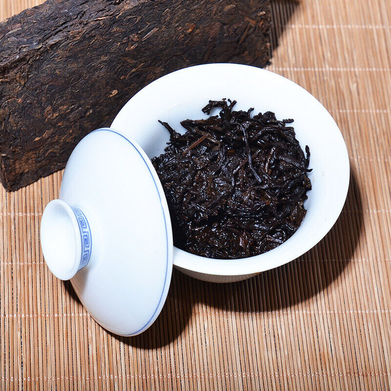 HelloYoung Shu Puer Old Ripe Puer 250g Chinese Ripe Puer Tea Brick Puerh