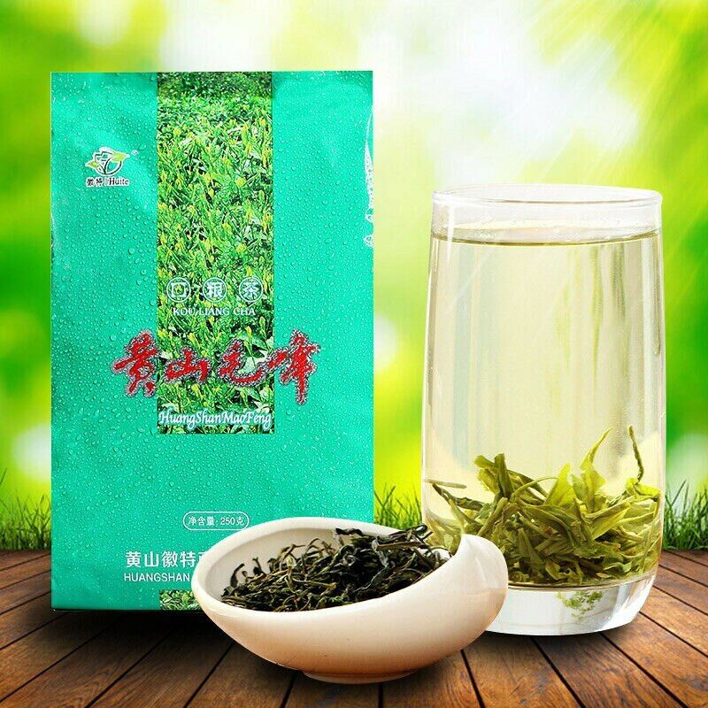 HelloYoung Yellow Mountain Fur Peak Maofeng Green Tea Spring Huang Shan Mao Feng 250g Bag