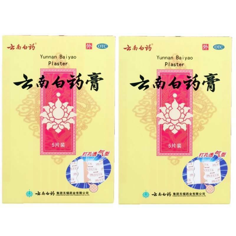 云南白药膏 (5pc/Box) - 2 Boxes YNBY Yao Gao