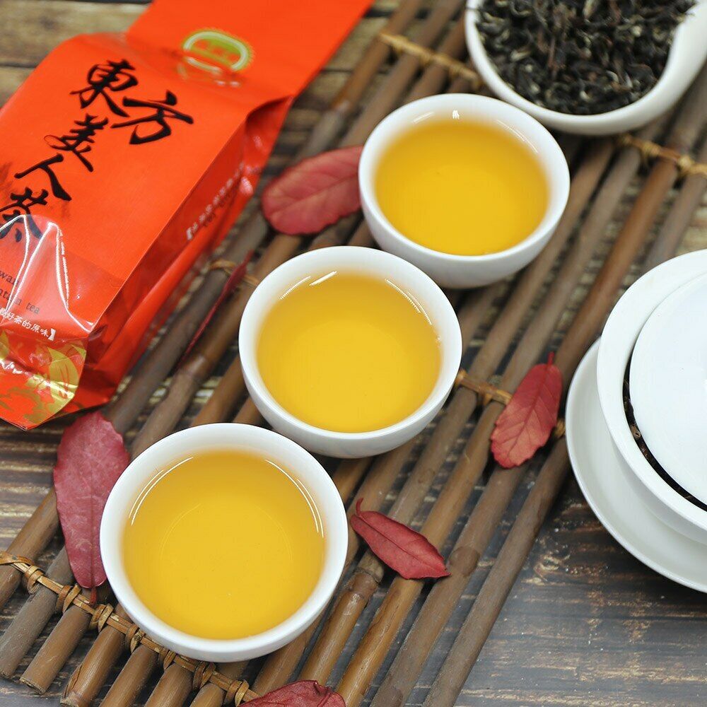 HelloYoung Taiwan Oolong Tea, Dongfang Meiren Oriental Beauty, White Wulong 50g