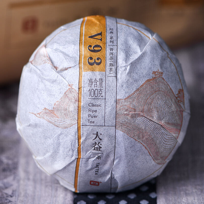 HelloYoung Yr TAETEA V93 Puer Shu Tea Classic Ripe Pu'er Tea Tuocha Pu Erh Tea 500g