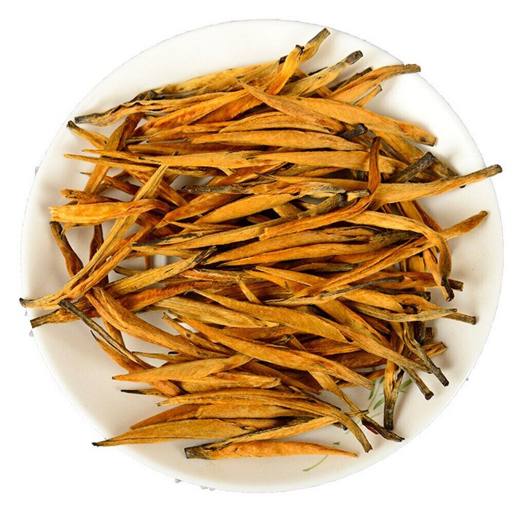 Big Single Bud Black Chinese Tea Organic Fengqing Big Golden Needle Tea 100g