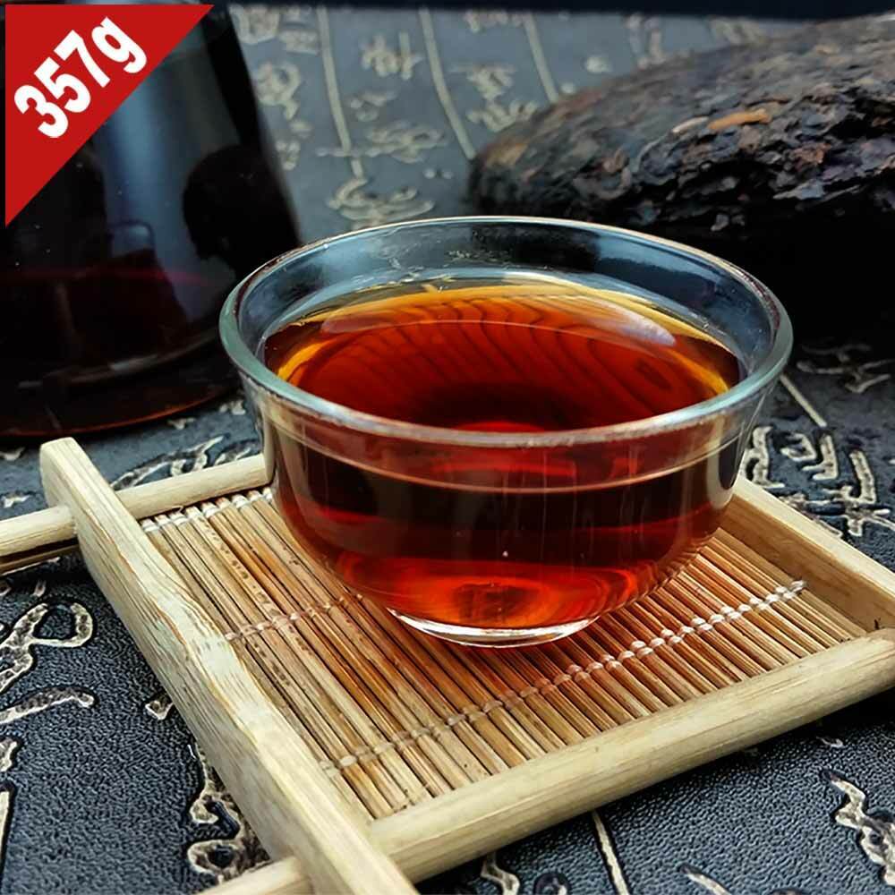 HelloYoung Yunnan Ban Zhang Royal Ripe Puer Authentic Chinese Menghai Ripe Pu-erh Tea 357g