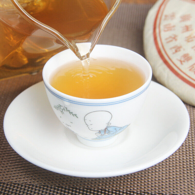 HelloYoung Puwen Yunya Chinese Tea Banquet Collection Cake Old Raw Puer Tea Puerh 400g