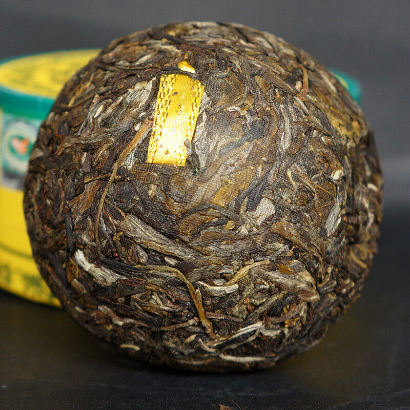 HelloYoung Xiaguan Golden Silk Tuo Cha Organic Puer Tea Raw Pu-erh Tea Tuocha 100g Box