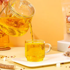 Health Tea Five Fingers Hairy Peach and Tuckahoe Tea五指毛桃土茯苓茶红豆薏米苦荞赤小豆橘皮芡实栀子祛湿茶