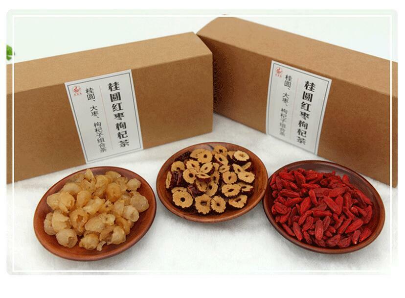 HelloYoung Tea Drink Dried Assorted Herbal Tea A Mixed  Longan+Jujube+Lycii Herbal Tea Bags