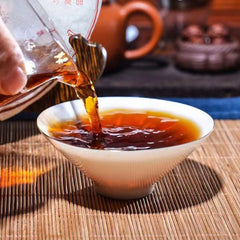 Yunnan Old Pu-erh Cooked Tea Shengshi Chuanqi Ripe Puerh Tea Cake Black Tea 357g