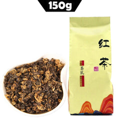 HelloYoung Red Tea Yunnan Rea Tea One Bud and One Leaf Dianhong Red Spiral Black Tea 150g